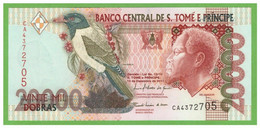 SAO TOME & PRINCIPE 20000 DOBRAS 2010  P-67d UNC - San Tomé Y Príncipe