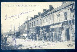 Cpa Du 59  Jeumont - Le Poste Frontière - Halte à La Douane    JA22-54 - Jeumont