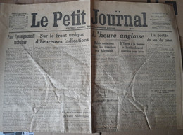 WWI Quotidien Le Petit Journal 30 Juin 1916 Bataille De La Somme Verdun Salonique - Le Petit Parisien