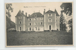 38 Isère Roche Chateau De Vaugelas A Gauche De Bourgoin - Bourgoin