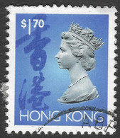 Hong Kong. 1992 QEII. $1.70 Used. SG 710 - Usati