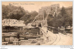 BOUILLON ..-- TRAM . Pont De France . 1919 Vers LIEGE ( Melle Marguerite CLAESEN ) . Voir Verso . - Bouillon