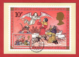 Großbritannien 1979 Mi.Nr. 813 , Christmas - The Shepherds - Maximum Card - First Day 21. November 1979 - Carte Massime
