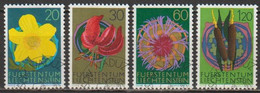 Lichtenstein 1972 MiNr.560 - 563 O Gest. Einheimische Flora ( 8081/2 )günstige Versandkosten - Gebraucht