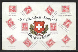 Carte P ( Suisse / Langage Des Timbres ) - Sonstige