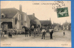 10 - Aube - Bernon - La Place Et Le Cafe De La Gaite    (N6995) - Autres & Non Classés