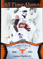 ► JAMAAL CHARLES (Running Back) University Of Texas Football - 2011 Upper Deck - 2000-Heute