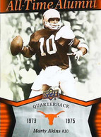 ► MARTY AKINS  (Quaterback) University Of Texas Football - 2011 Upper Deck - 2000-Hoy