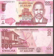 Malawi P-65 D  100 Kwacha  2019  UNC - Malawi