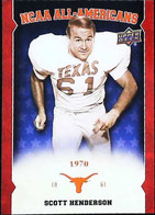 ► SCOTT HENDERSON  NCAA -  University Of Texas Football - 2011 Upper Deck - 2000-Oggi