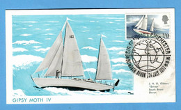 Großbritannien 1967  Mi.Nr. 469 , Weltumseglung Francis Chichester - Maximum Card - First Day Of Issue 24 July 1967 - Maximumkaarten