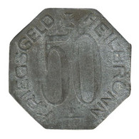 ALLEMAGNE - HEILBRONN - 50.1 - Monnaie De Nécessité - 50 Pfennig 1918 - Monétaires/De Nécessité