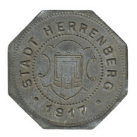 ALLEMAGNE - HERRENBERG - 50.1 - Monnaie De Nécessité - 50 Pfennig 1917 - Monétaires/De Nécessité