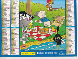 Almanach Du Facteur, Calendrier De La Poste, 2005 : JURA: Looney Tunes: Tom Et Jerry - Grand Format : 2001-...