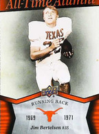 ► JIM BERTELSEN  (Running Back)   University Of Texas Football - 2011 Upper Deck - 2000-Hoy