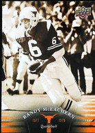 ► RANDY McEACHERN (Quaterback)      University Of Texas Football - 2011 Upper Deck - 2000-Aujourd'hui