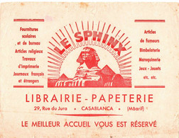 LE SPHINX . LIBRAIRIE CASABLANCA - Papeterie