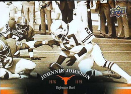 ► JOHNNIE JOHNSON  ( Defense Back )   University Of Texas Football - 2011 Upper Deck - 2000-Oggi