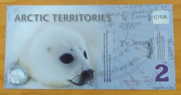 Arctic Territories (South Pole) 2010 - Two ‘Polar’ Dollars - UNC - Other - America