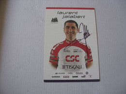Cyclisme - Autographe - Carte Signée Laurent Jalabert - Ciclismo