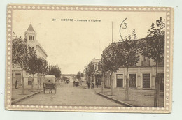 BIZERTE - AVENUE D'ALGERIE  -  VIAGGIATA FP - Tunisie