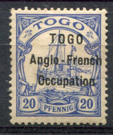 Togo    Anglo-french Occupation       35 * - Neufs