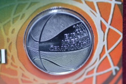 Lithuania 1 Litas 2011 Coin Dedicated To Basketball Coin Card - Lithuania