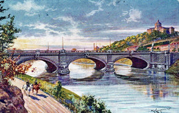 TORINO-Ponte Nuovo Umberto I°-Viaggiata Per None Il 23.6.1914-VALORE Di Stampa E Numismatico- - Fiume Po
