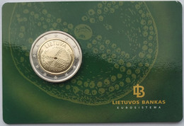 Lithuania 2 Euro 2016 Coin Dedicated To Baltic Culture UNC Coincard - Litouwen