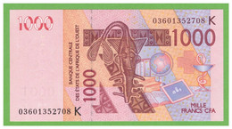 SENEGAL W.A.S. 1000 FRANCS 2003  P-715Ka  UNC - Sénégal