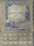 VILLE DE PARIS -EMPRUNT 4 % - LOT DE 5 OBLIGATIONS - ANNEE 1930 - Bank & Insurance