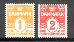 AFA # 77-78  Denmark    MH    1914    (12 3/4) - Neufs