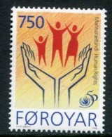 FAEROE ISLANDS 1998 Human Rights Year MNH / **.  Michel 340 - Féroé (Iles)