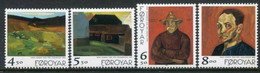 FAEROE ISLANDS 1998 Hansen Paintings MNH / **.  Michel 341-44 - Faeroër