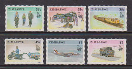 ZIMBABWE    1990    Transport    Set  Of  6    MNH - Zimbabwe (1980-...)