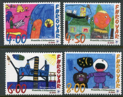 FAEROE ISLANDS 2000 International Children's Painting Competition MNH / **.  Michel 375-78 - Faeroër