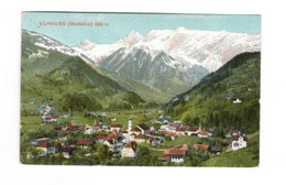 AK Schruns Montafon Gel 1908 Vorarlberg Österreich Austria - Schruns