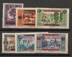 GRAND LIBAN - 1928 - N°Yv. 116 à 121 - Série Complète - Neuf * / MH VF - Unused Stamps
