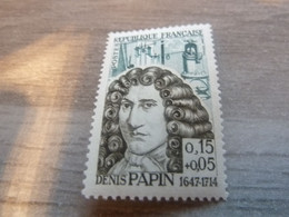 Denis Papin (1647-1714) Physicien - 15c.+5c. - Vert-bleu Et Sépia - Neuf - Année 1962 - - Unused Stamps
