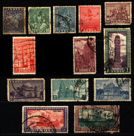 India 1949 Mi 191-204 Monuments And Temple - Used Stamps