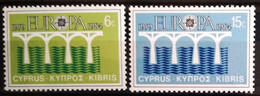 EUROPA 1984 - CHYPRE                  N° 606/607                        NEUF** - 1984