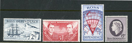 Ross Dependency 1957 - Unused Stamps