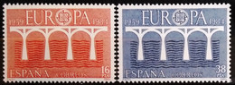 EUROPA 1984 - ESPAGNE                 N° 2367/2368                        NEUF* - 1984