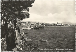 AB324 Torre Annunziata (Napoli) - Panorama Dal Mare - Barche Boats Bateaux / Non Viaggiata - Torre Annunziata