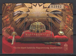Hungary 2022. New Constitution Of Hungary 10. Anniversary PERFORATED Sheet MNH (**) - Neufs