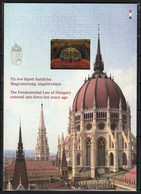 Hungary 2022. New Constitution Of Hungary 10. Anniversary SPECIAL SET, RR Limited Issue (3 Scans) ! - Ungebraucht