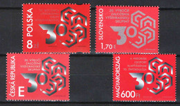 Poland / Hungary / Czech Republic Slovakia 2021. Visegrad Group Stamp, Complete Collection ! MNH (**) - Nuovi
