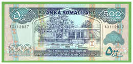 SOMALILAND 500 SHILLINGS 1996  P-6b  UNC - Somalia