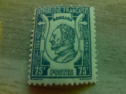 Pierre De Ronsard (1524-1585) Poête - 75c. - Bleu S. Azuré - Neuf Sans Charnière - Année 1924 - - Neufs