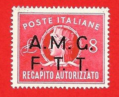 1947 (2) Francobolli Per Il Recapito Autorizzato Sovrastampato - Nuovo MNH - Posta Espresso